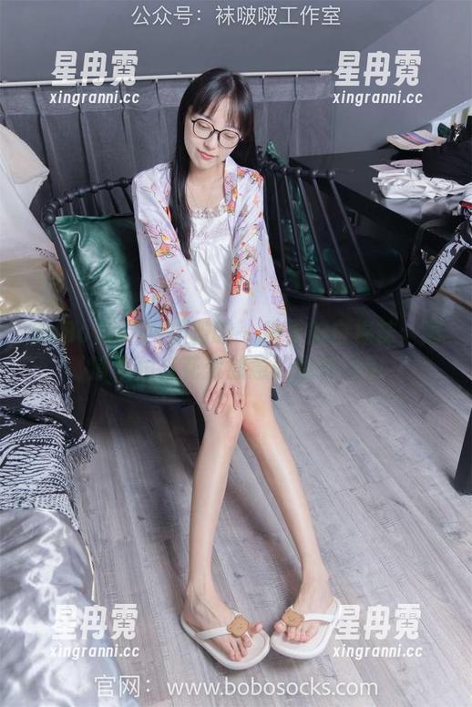 BoBoSocks袜啵啵 - 稚予的白棉袜：高清视角与花絮创意的意外火花