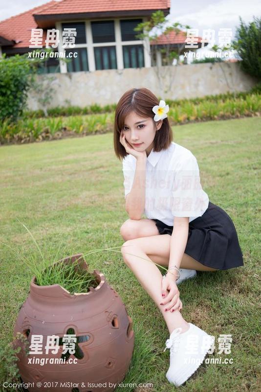 MiStar魅妍社 - 当Ashely丽丽在办公室，免费美图就是我的极限窗外美！