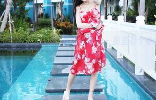 美媛馆 – 海边艾然Airan，原图分享——那里有个小朋友连沙子都羡慕她的清新！